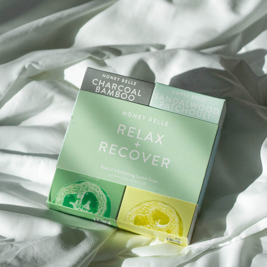 Relax + Recover 4-Pack Exfoliating Loofah Soap