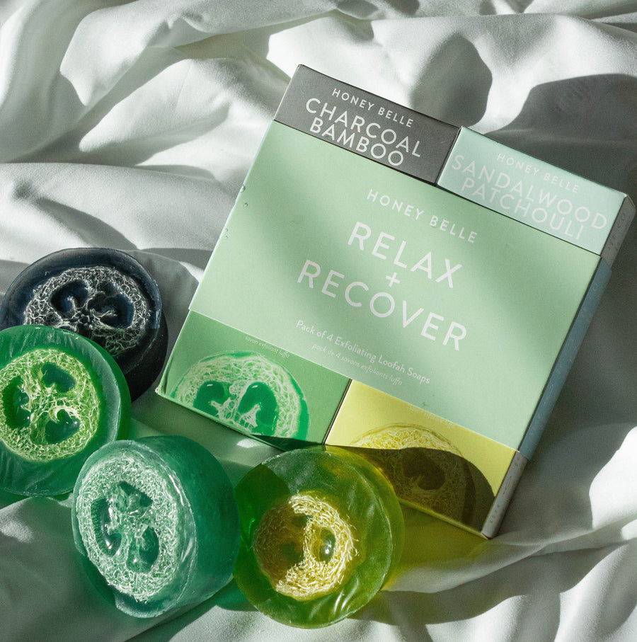 Relax + Recover 4-Pack Exfoliating Loofah Soap