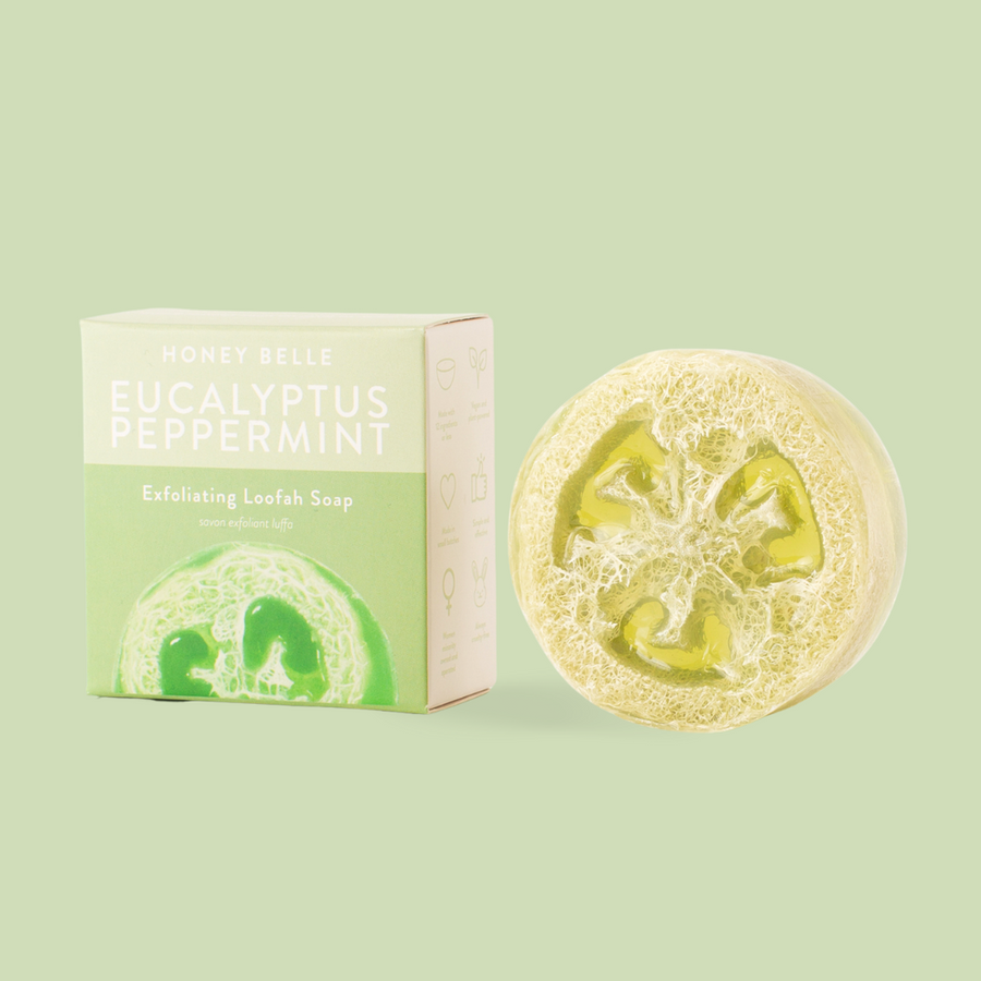 Eucalyptus Peppermint Exfoliating Loofah Soap