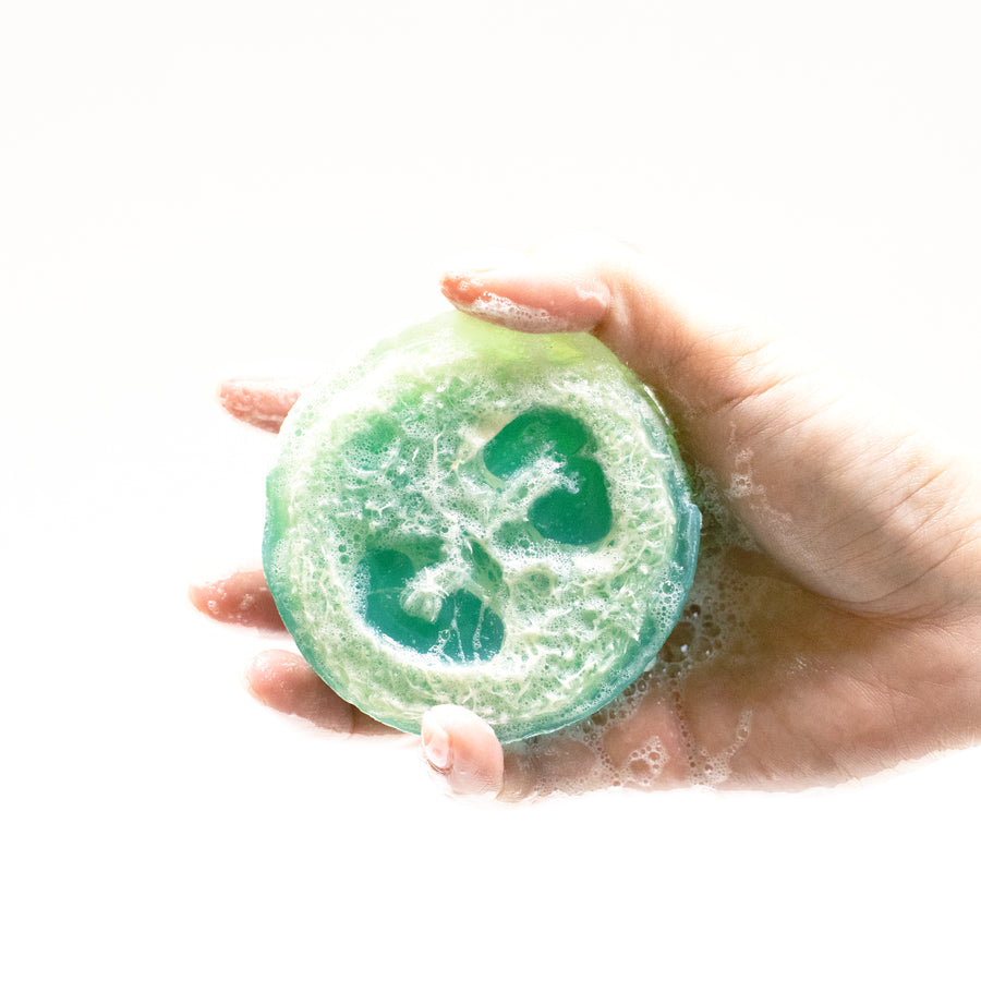 Sandalwood Patchouli Exfoliating Loofah Soap